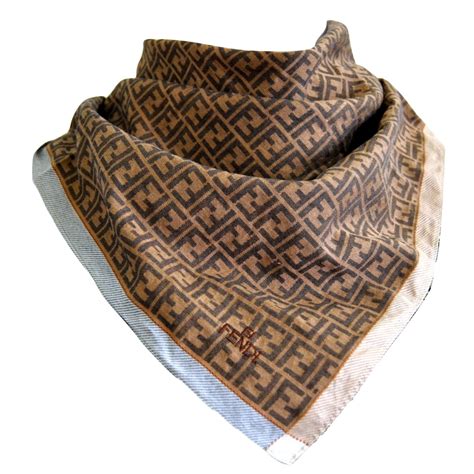 fendi scarf ff|Fendi vintage scarf.